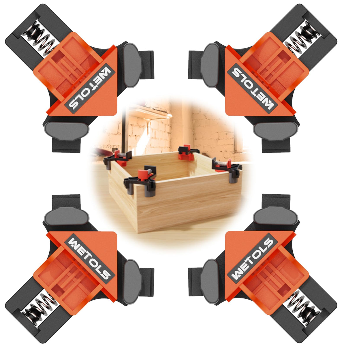 WETOLS corner clamp fixes 90-degree joints for precise projects