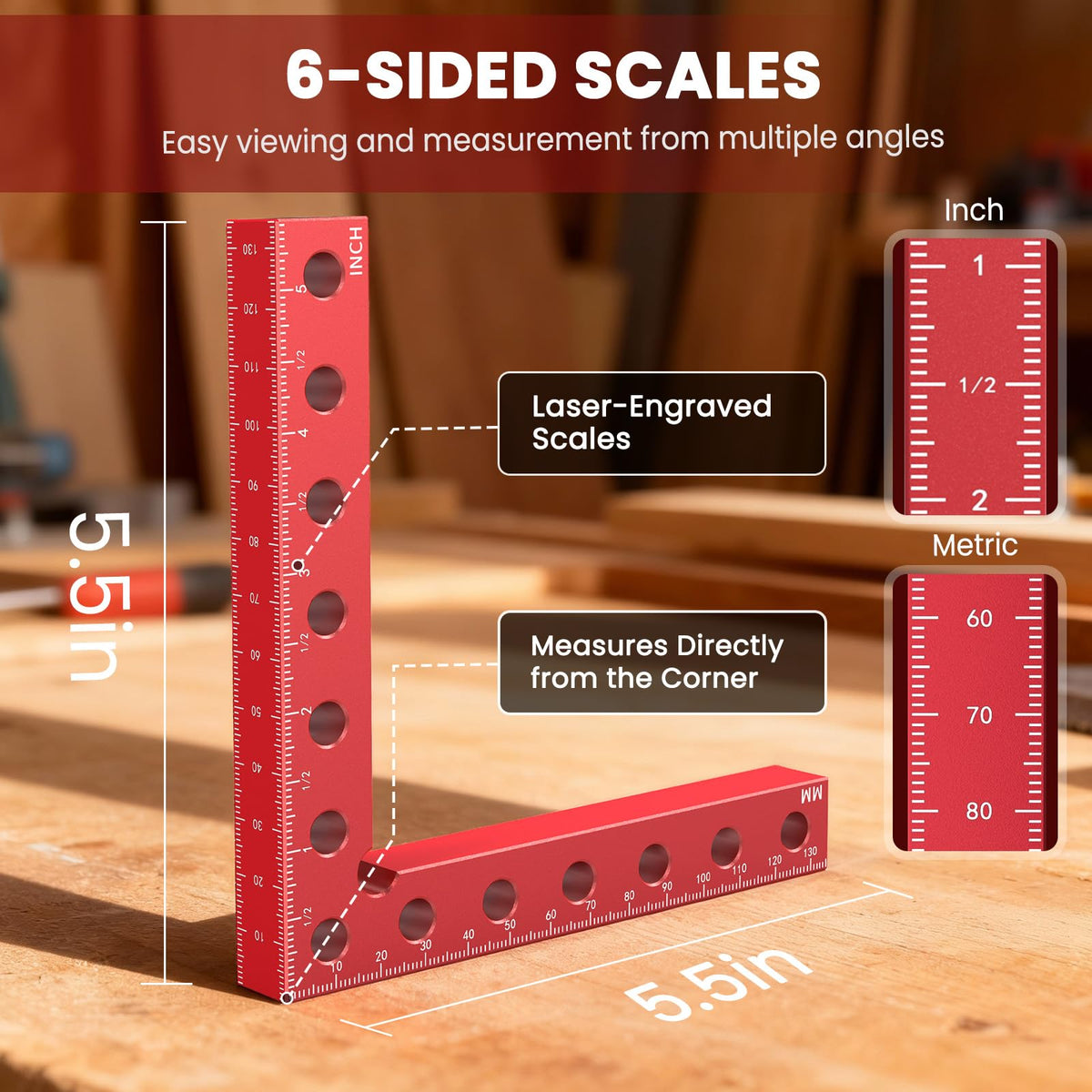 Wetols extended L-bolts increase clamping range for thicker boards.