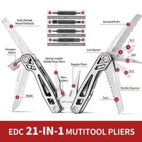 WETOLS multitool with pliers closed, compact carry for everyday tasks.