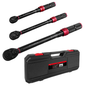 WETT torque wrench set with 1/2 inch drive; precise torque for bike and car repairs.