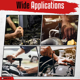 WETT black phosphate finish adds rust resistance for tough jobs.