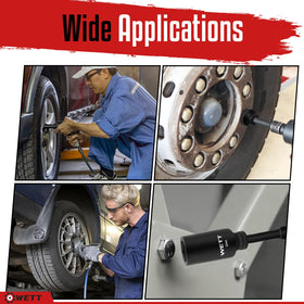 WETT deep socket 34mm built for durability in garage projects