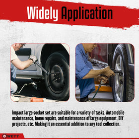 WETT deep socket 35mm supports truck and equipment maintenance