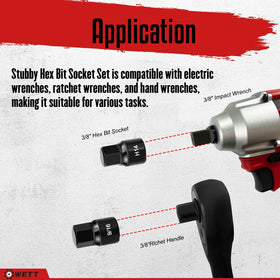 WETT hex bits enable easy removal of stubborn caliper bolts