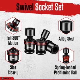 Heavy-duty alloy steel swivel with corrosion resistant coating for long lasting performance
