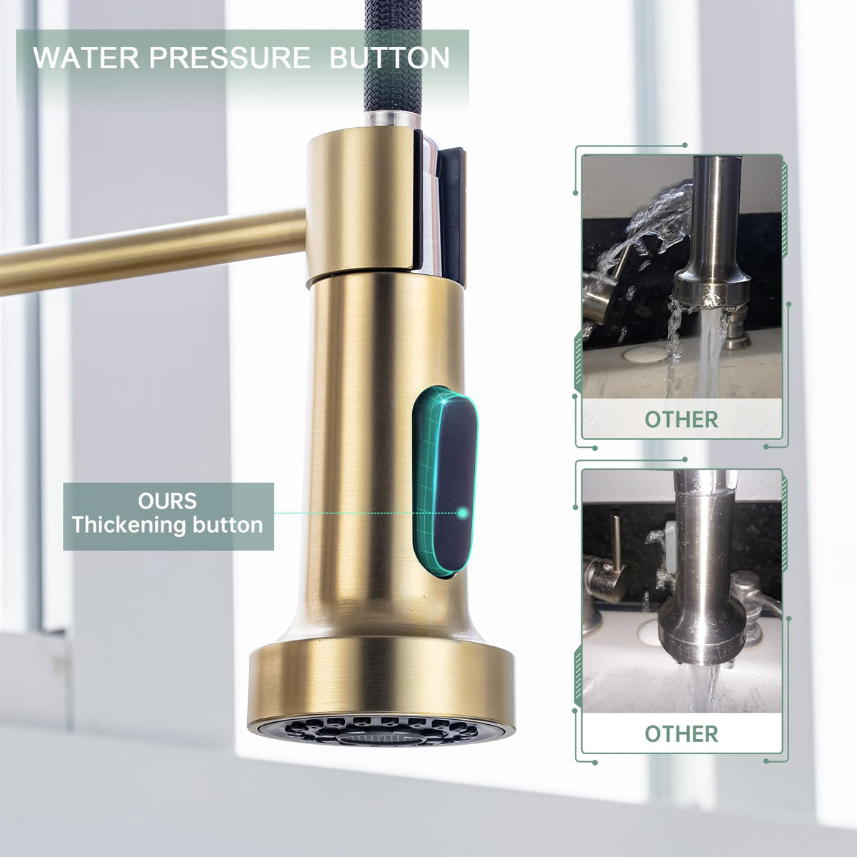 Deck plate included with WEWE faucet for flexible 1-hole or 3-hole installation.