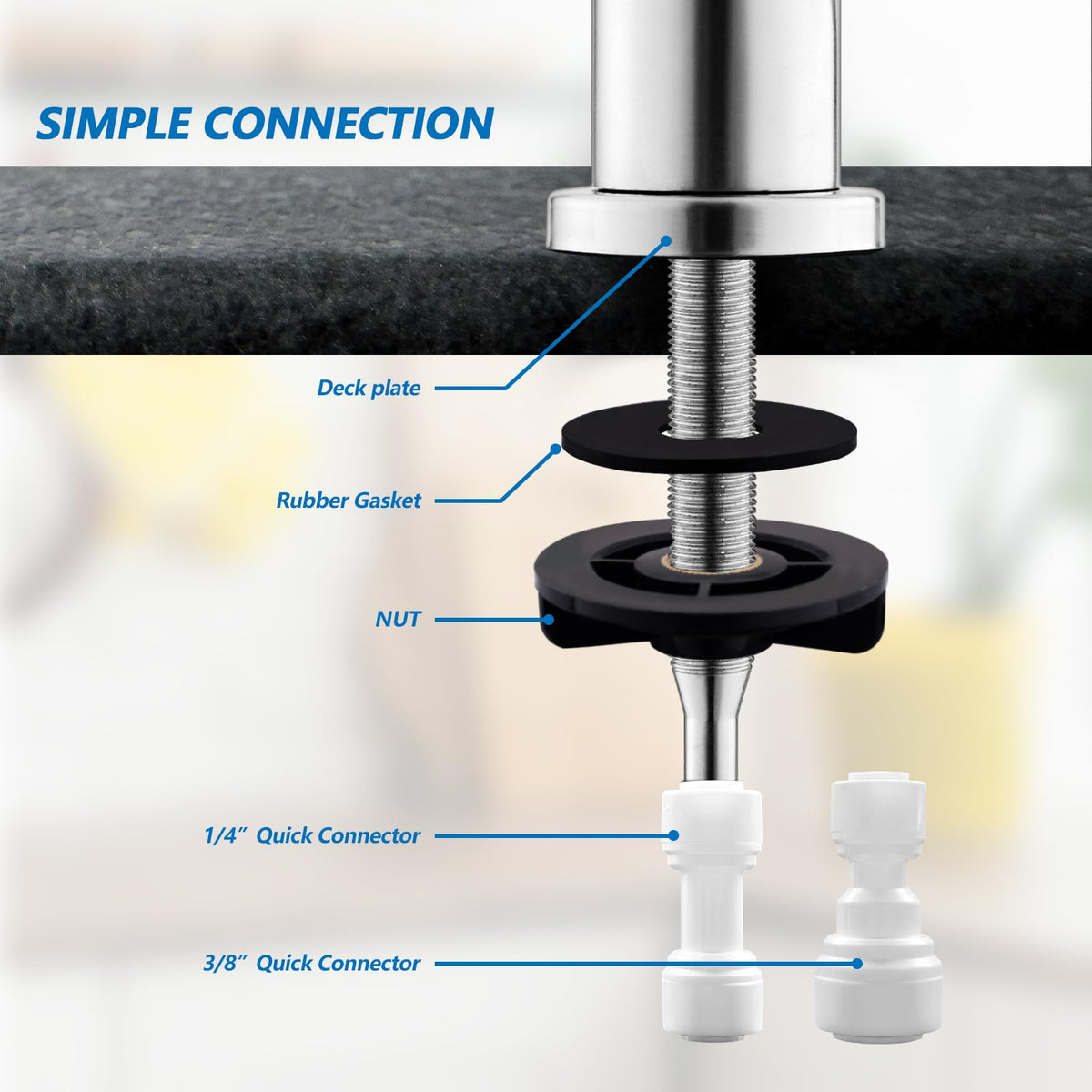 WEWE sprayer head with ABS, NSF/ANSI 61 certified
