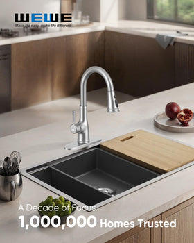 WEWE Vintage kitchen faucet meets cUPC and NSF standards for safety