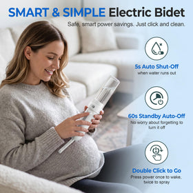 WeWi HLTH bidet in balanced mode for daily hygiene with comfort.