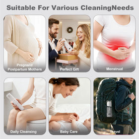WeWi HLTH bidet travel pouch keeps everything organized on trips.