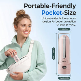 WeWi HLTH pink three-modes interface, customizable cleansing for different needs