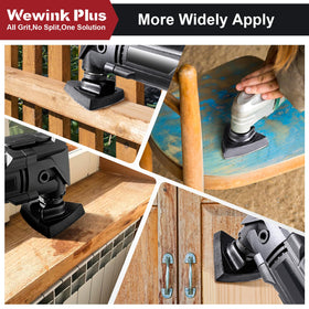 WEWINK PLUS carbon steel backing plate prevents pad melting during heavy use.