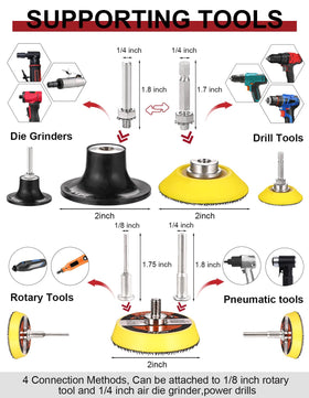 WEWINK PLUS roll-lock 1-4inch round shank attachment enables quick tool changes.