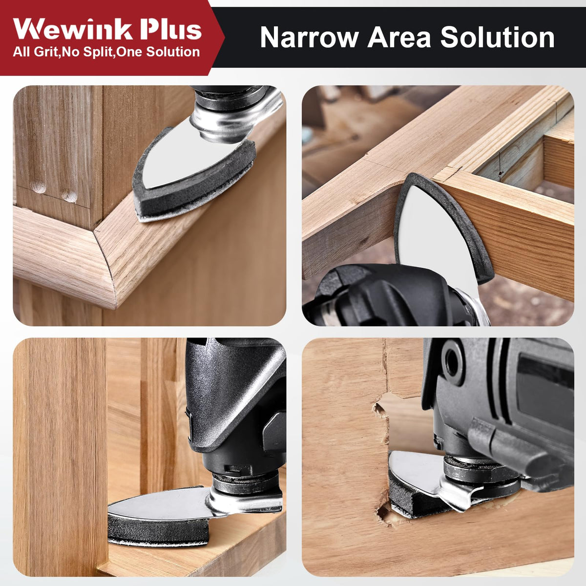 WEWINK PLUS universal interface fits many oscillating tools for versatile projects.