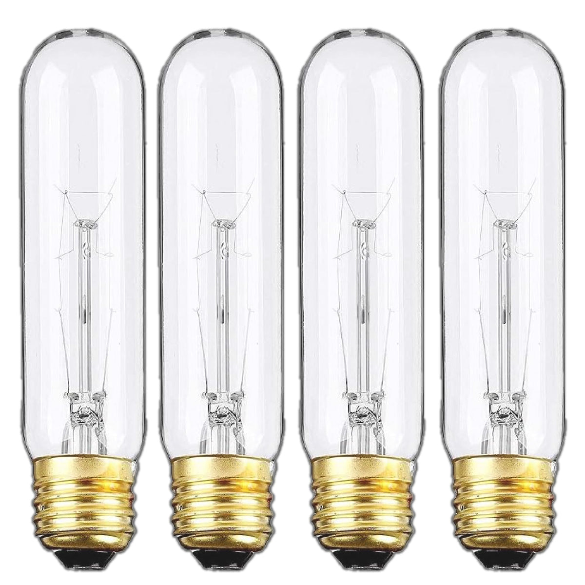 Weyolin Edison bulbs with clear glass in a showcase creating warm inviting light
