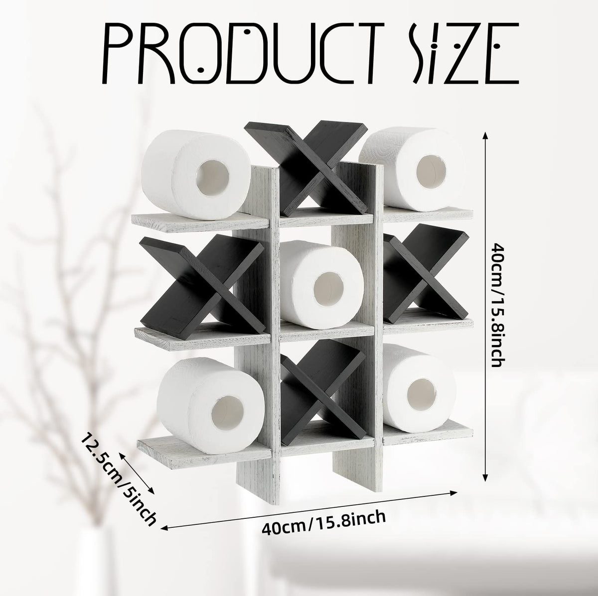 weysat natural wood grain tic tac toe design highlights warm texture and durable build