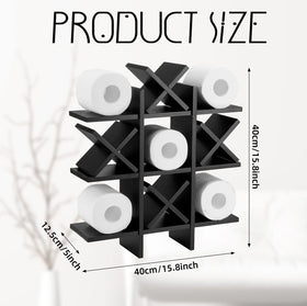 Weysat tic tac toe wood grain detail highlights rustic design and durability.