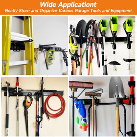 WEZAFO versatile yard tool and chair hanging for easy access.