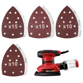 WGDJEMAX sander pads with mixed grit for versatile sanding tasks