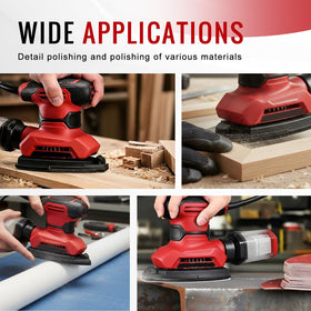 WGDJEMAX 50-piece pad set supports rough to finishing tasks