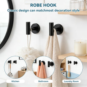 WGXY matte black finish complements modern bathroom decor.