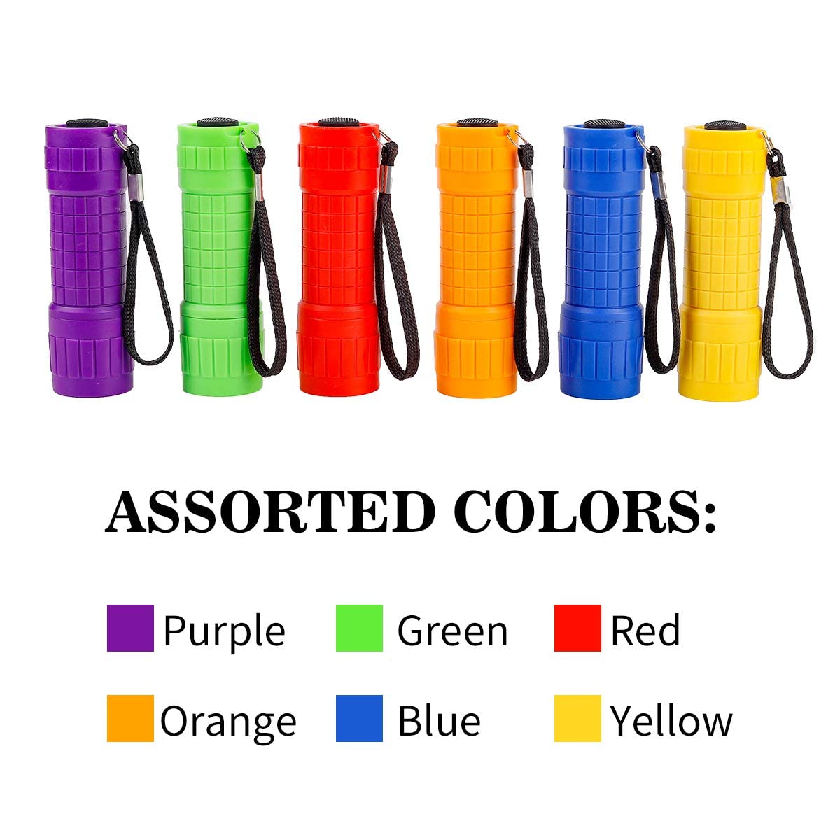 Whaply COB pocket flashlight with 3 AAA batteries included for quick outdoor use.