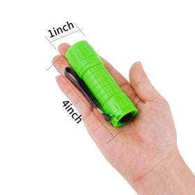 Whaply pocket-size flashlight with simple on/off button for quick access