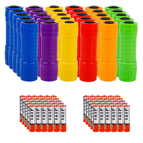 Whaply small mini flashlights in assorted colors for on-the-go lighting