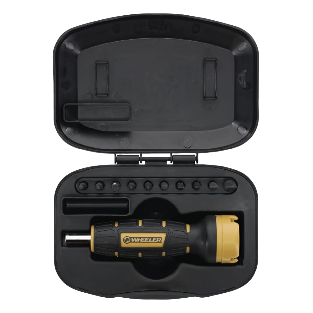 Wheeler Digital FAT wrench with interchangeable bits for precise torque control