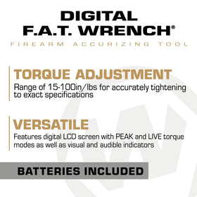 Wheeler Digital FAT wrench LCD display showing torque readout