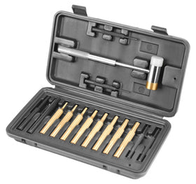 Wheeler hammer and punch set – brass hammer head for non-marring contact