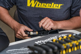 Wheeler hammer and punch set – steel punches shown for durable use