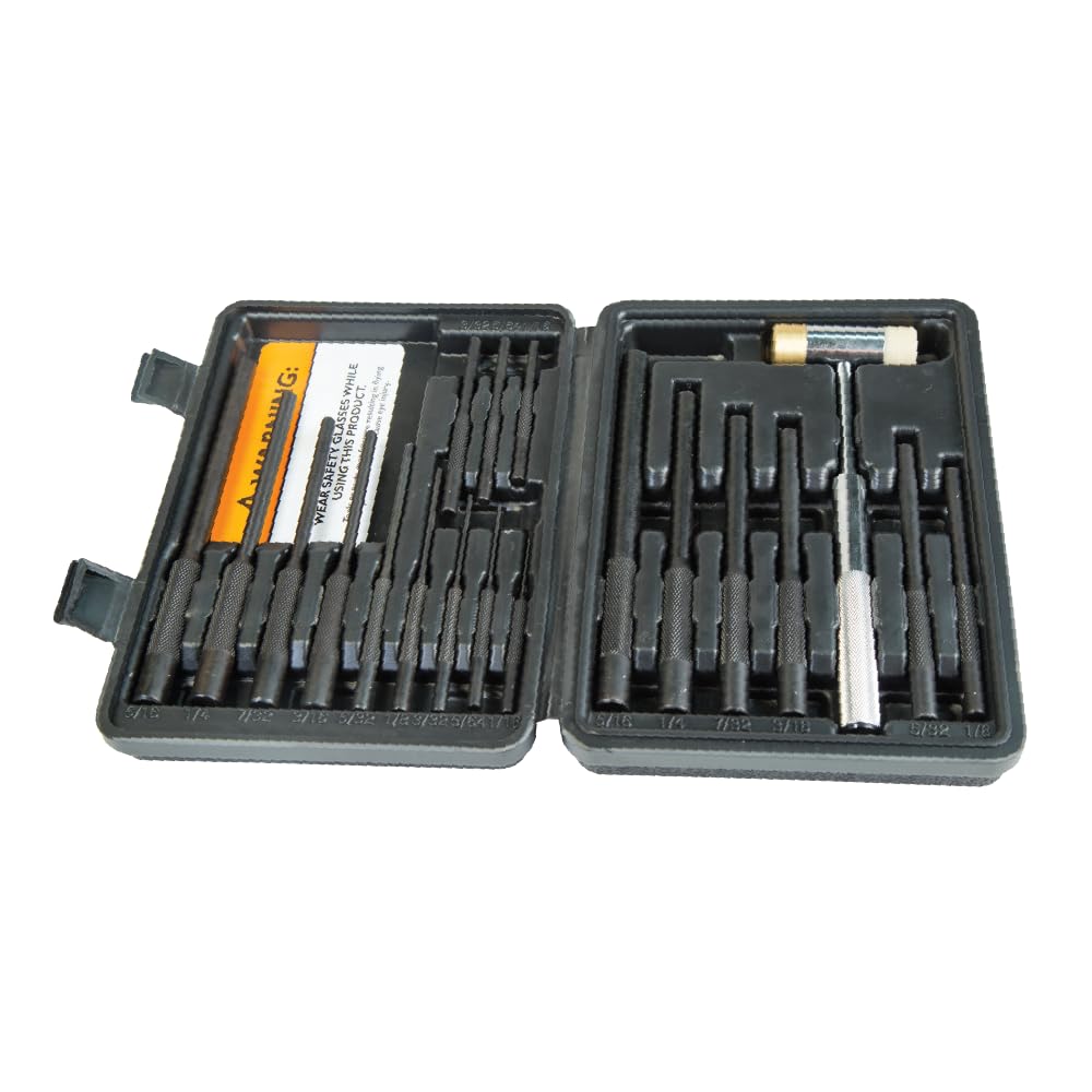 Wheeler Master Roll Punch Set in case for organized storage.