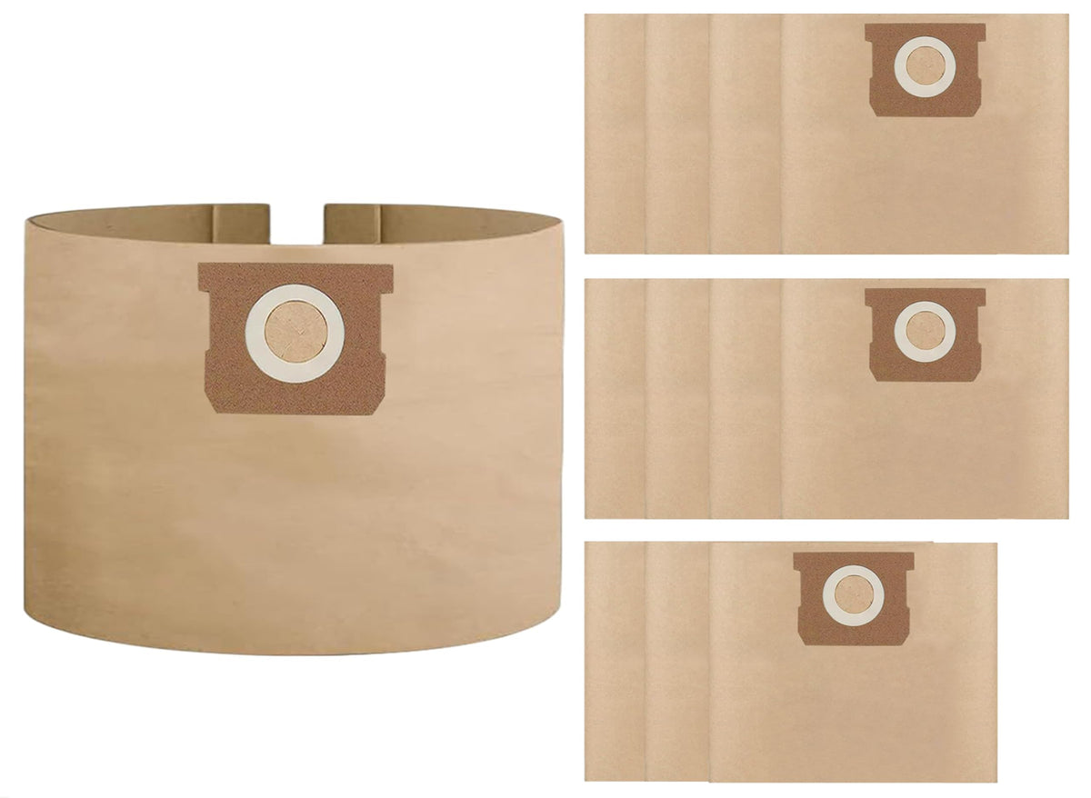 WHI-GN 12-pack 25-1238 shop vac bags ready for quick replacement