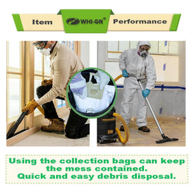WHI-GN VKCB001 fleece filter bags, compatible with Vacmaster VK811PH and VK1011SIWTH.