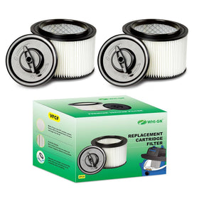 WHI-GN VFCF cartridge filter for Vacmaster VF408 captures sawdust with clarity