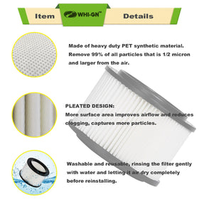 WHI-GN VFCF easy installation for fast cartridge swaps