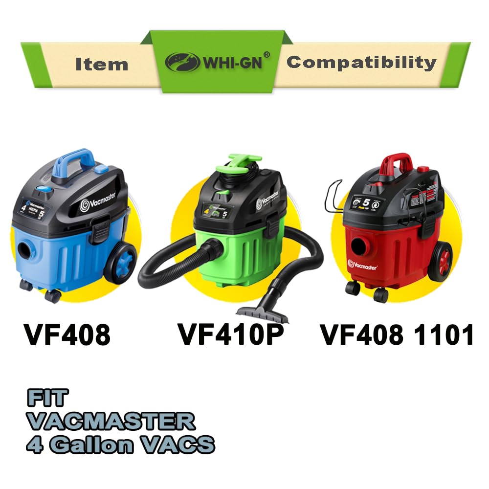 WHI-GN VFDB bag dimensions show 570 mm length and 58 mm diameter.