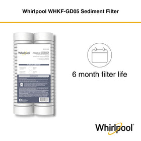 Whirlpool WHKF-GD05 two-pack offers convenient home filtration options.