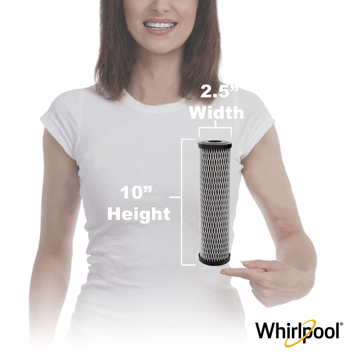 Whirlpool WHKF-WHWC compatible housings support versatile installation options.