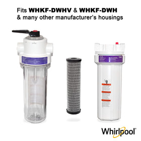 Whirlpool WHKF-WHWC NSF-certified badge indicates safety and reliability.