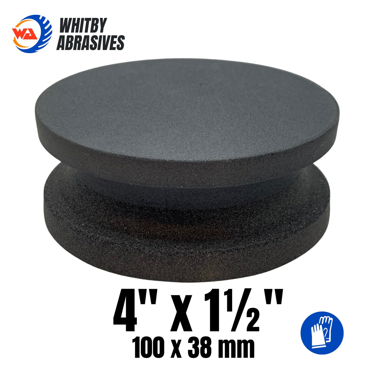 Whitby Abrasives lawn mower blade sharpener used for routine maintenance