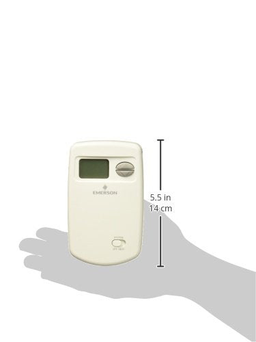 White-Rodgers 1E78-140 mounted on wall for simple single-stage heating control