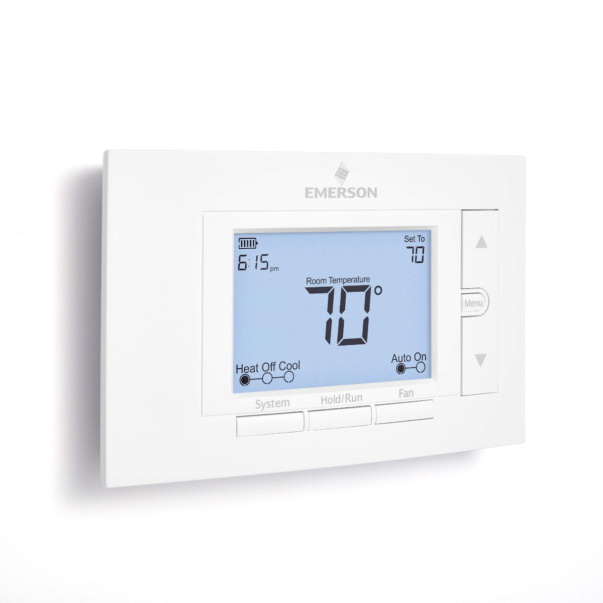 White-Rodgers Emerson 1F85U-22PR back panel for quick, secure wiring during installation