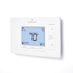White-Rodgers Emerson 1F85U-22PR programming screen enables 7-day scheduling with ease
