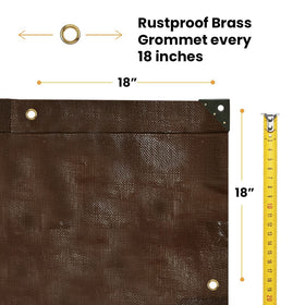 WHITEDUCK 16 mil waterproof tarp resists rain and moisture