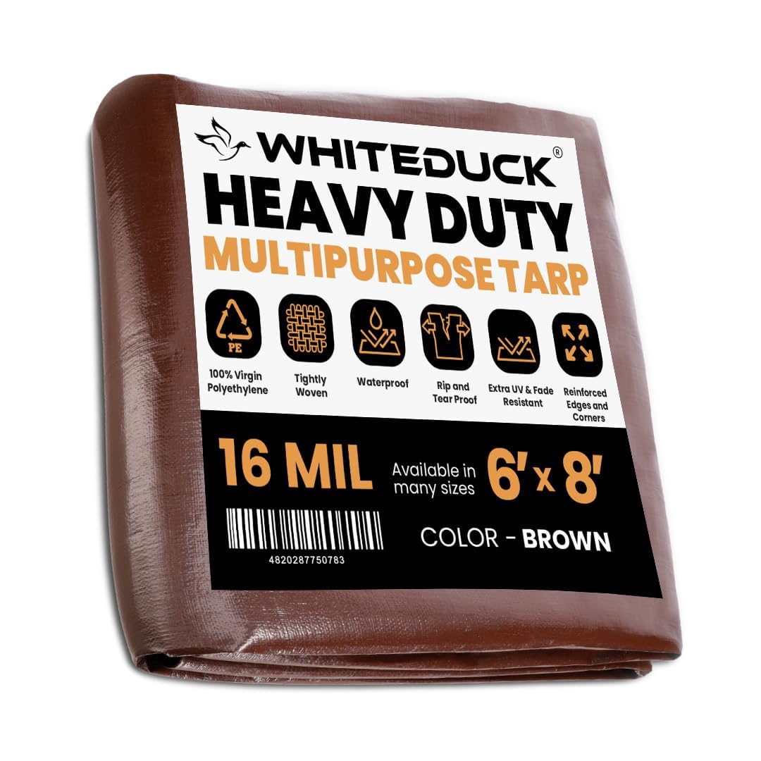 WHITEDUCK tarp cover 6x8 demonstrates durable construction for long-lasting outdoor protection