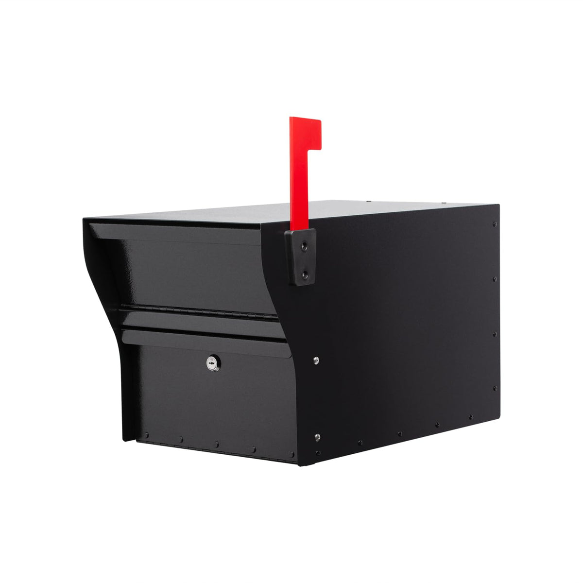 Whitehall MailVault Streetside locking mailbox front view with anti-theft design and weather-ready finish