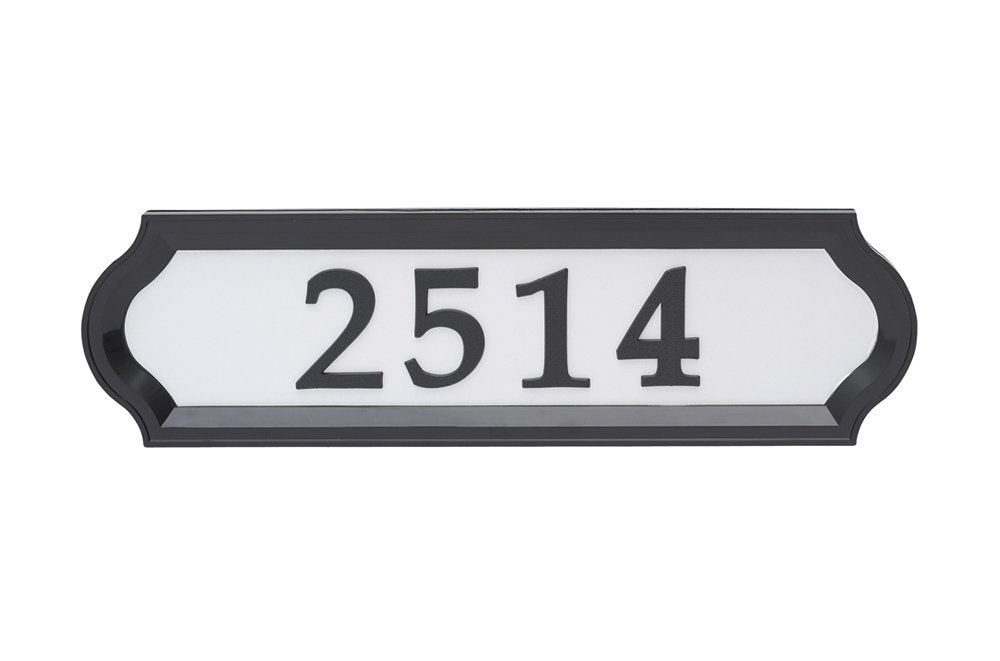 Whitehall Nite Bright address sign durable construction for outdoor use