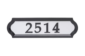 Whitehall Nite Bright address sign durable construction for outdoor use